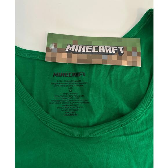 MINECRAFT Graphic Tank NWT Green Youth M - Picture 4 of 4